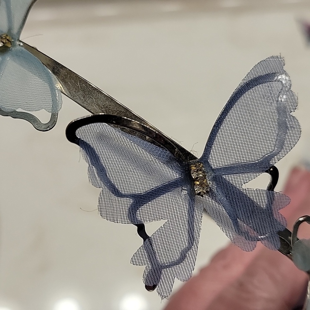 Butterfly hair tie and Headband Set - Picture 8 of 15